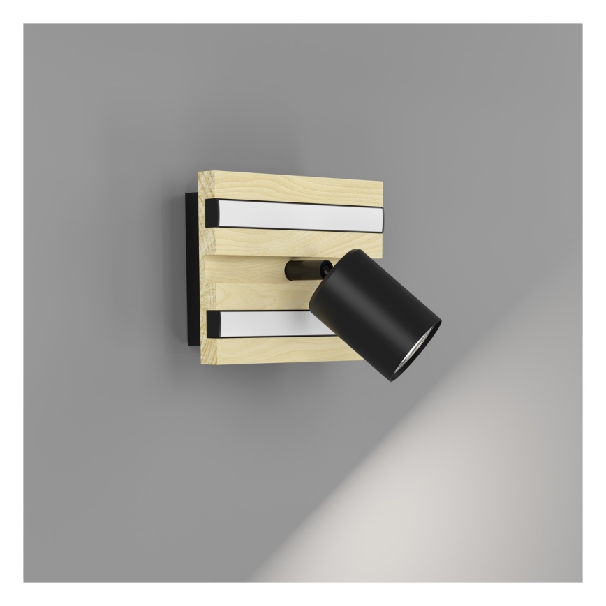 Eglo - LED väggspotlight LED/2,2W/230V + 2xLED/1,2W + 2xLED/2W beige/svart