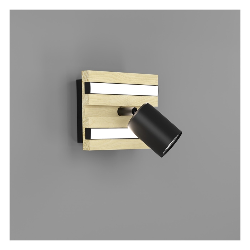 Eglo - LED väggspotlight LED/2,2W/230V + 2xLED/1,2W + 2xLED/2W beige/svart