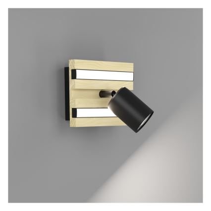 Eglo - LED väggspotlight LED/2,2W/230V + 2xLED/1,2W + 2xLED/2W beige/svart