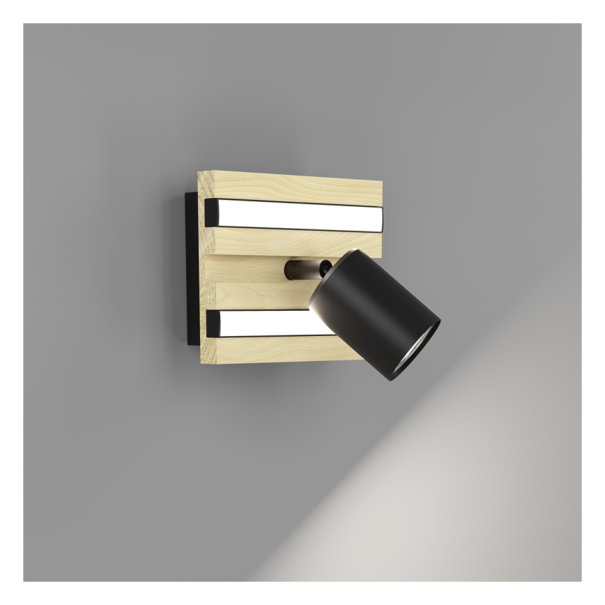 Eglo - LED väggspotlight LED/2,2W/230V + 2xLED/1,2W + 2xLED/2W beige/svart