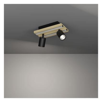 Eglo - LED-spotlampa 2xLED/2,2W/230V + 2xLED/1,2W + 2xLED/2W beige/svart