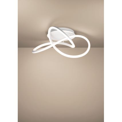 Eglo - LED-dimbar taklampa LED/40W/230V 2200-6500K Ø83 cm vit + fjärrkontroll