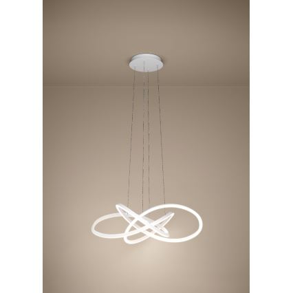 Eglo - LED dimmbar takpendel på vajer LED/48,7W/230V 2200-6500K vit + fjärrkontroll