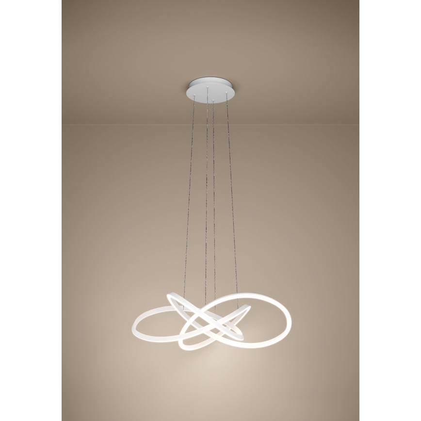 Eglo - LED dimmbar takpendel på vajer LED/48,7W/230V 2200-6500K vit + fjärrkontroll