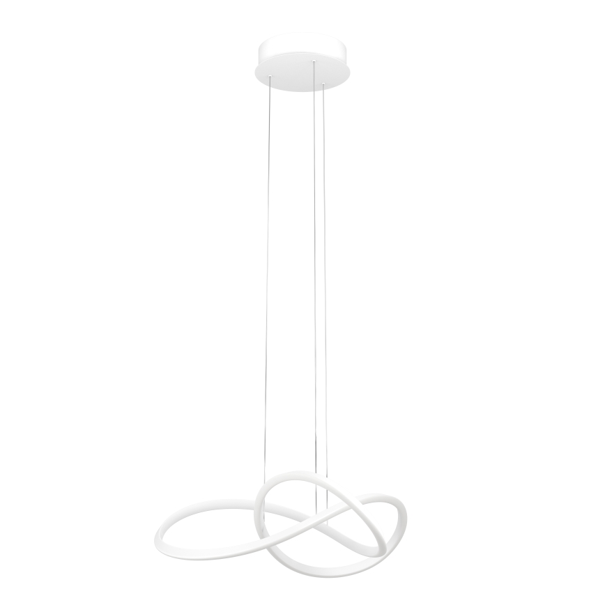 Eglo - LED dimbar pendellampa på kabel LED/40W/230V 2200-6500K vit + fjärrkontroll