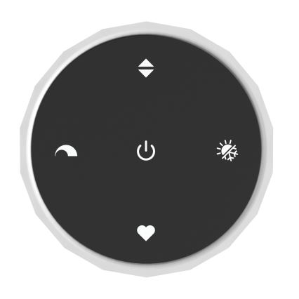 Eglo - LED dimbar pendellampa på kabel LED/40W/230V 2200-6500K vit + fjärrkontroll