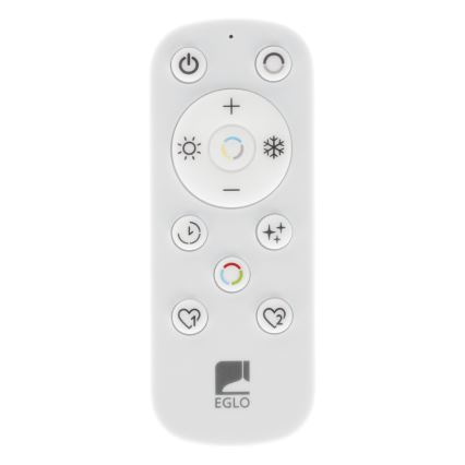 Eglo - Dimbart LED-pendellampa på vajer LED/50W/230V 2200-6500K svart + fjärrkontroll