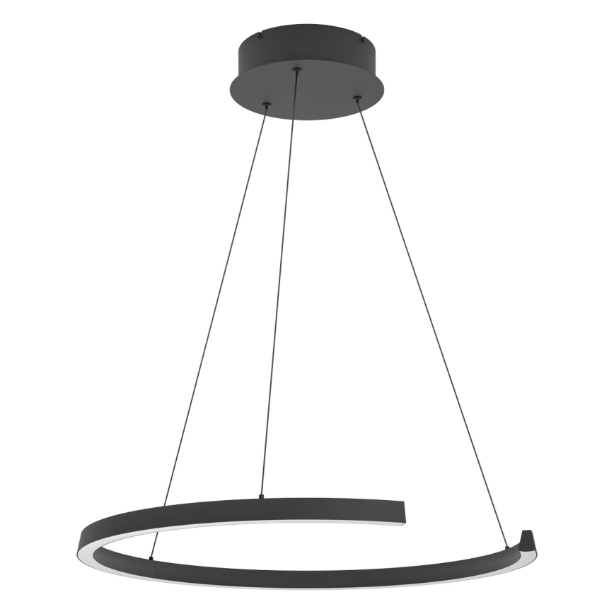 Eglo - LED-dimbar pendellampa med kabel LED/24,8W/230V 2200-6500K svart + fjärrkontroll