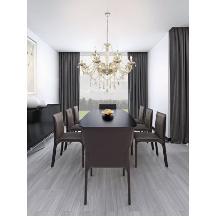 Eglo 39094 - Ljuskrona BASILANO 12xE14/40W/230V