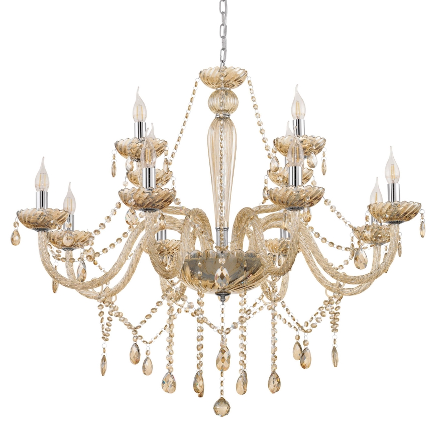 Eglo 39094 - Ljuskrona BASILANO 12xE14/40W/230V