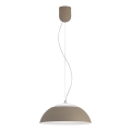 Eglo 39293 - LED Dimbart pendellampa med kabel MARGHERA LED/27,7W/230V beige