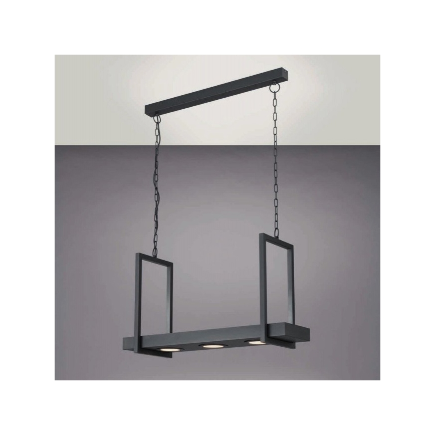 Eglo 39299 - CALAMONA LED RGBW dimbar taklampa med kedja och hylla, 3xLED/6W/230V + fjärrkontroll