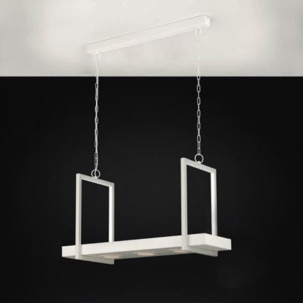 Eglo 39301 - LED RGB Dimbar Ljuskrona med kedja CALAMONA 3xLED/6W/230V + Fjärrkontroll 