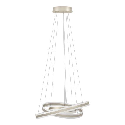 Eglo - LED ljusreglerad ljuskrona på textilsladd LED/78W/230V + LED/70W + LED/34W