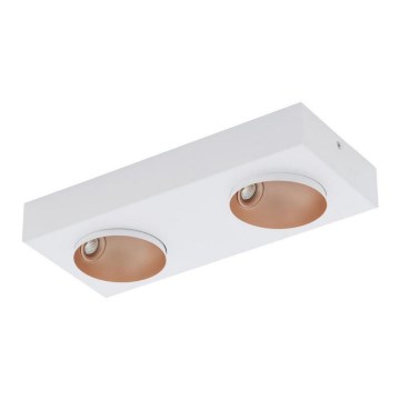 Eglo 39374 - LED Dimbar Takbelysning RONZANO 2xLED/3,3W/230V