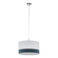 Eglo 39554 - Ljuskrona med textilsladd SPALTINI 1xE27/60W/230V