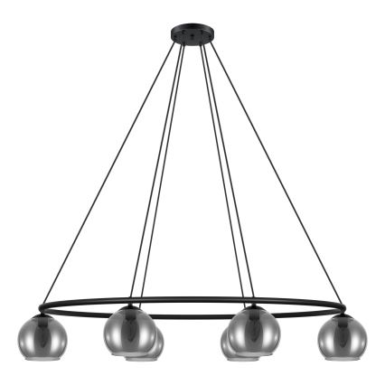 Eglo - Ljuskrona med snöre 6xE14/25W/230V