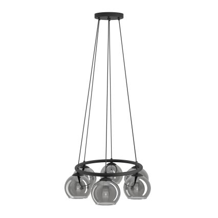 Eglo - Ljuskrona med snöre 6xE14/25W/230V