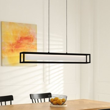 Eglo 39629 - LED dimbar pendellampa med kabel GUALAJO LED/27W/230V svart
