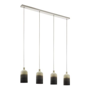 Eglo 39752 - Ljuskrona med snöre AZBARREN 4xE27/40W/230V