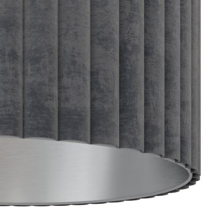 Eglo - Ljuskrona med snöre 1xE27/40W/230V grå