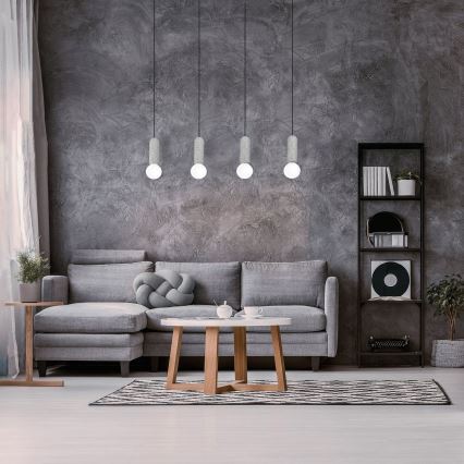 Eglo 39832 - Ljuskrona med snöre GIACONECCHIA 4xE27/40W/230V