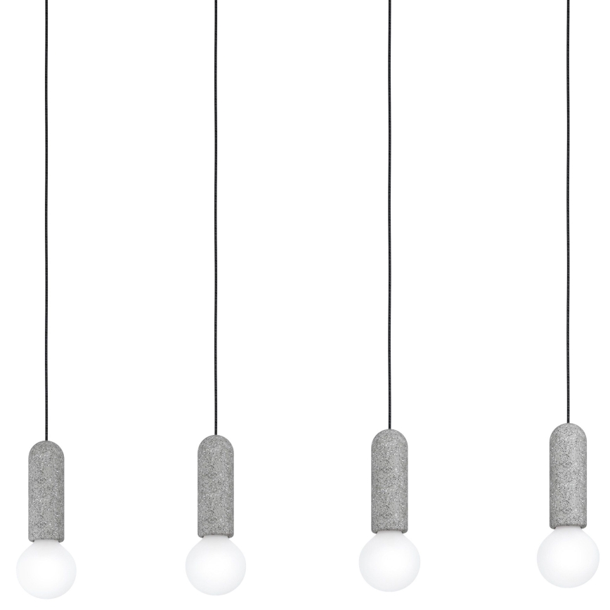 Eglo 39832 - Ljuskrona med snöre GIACONECCHIA 4xE27/40W/230V