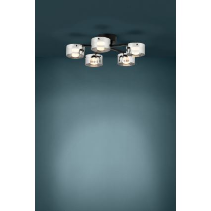 Eglo - LED Dimbar surface mounted chandelier 5xLED/5,4W/230V