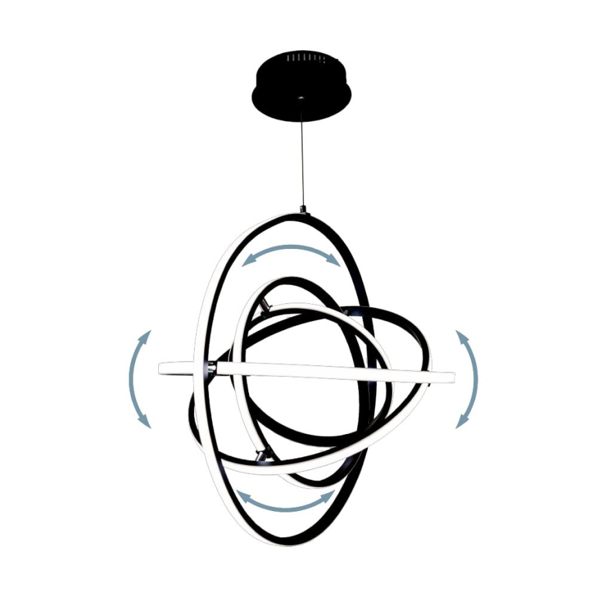 Eglo - LED ljuskrona med textilsladd LED/44W/230V