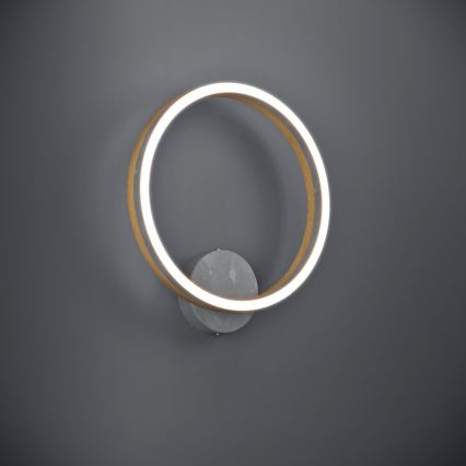 Eglo - LED väggbelysning LED/12W/230V 3000K grå/ek