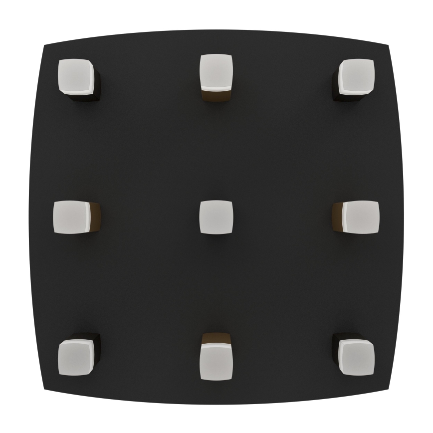 Eglo - LED Dimbar taklampa 9xLED/3,1W/230V 3000K antracit/guld