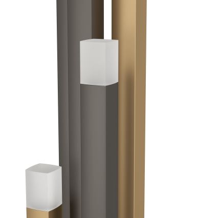 Eglo - LED Dimbar golvlampa 5xLED/3,7W/230V 3000K antracit/guld