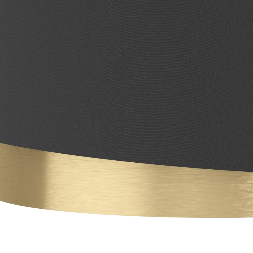 Eglo - Taklampa 1xE27/40W/230V svart/guld