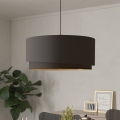 Eglo 39931 - Pendellampa med kabel MANDERLINE 1xE27/40W/230V brun/guld