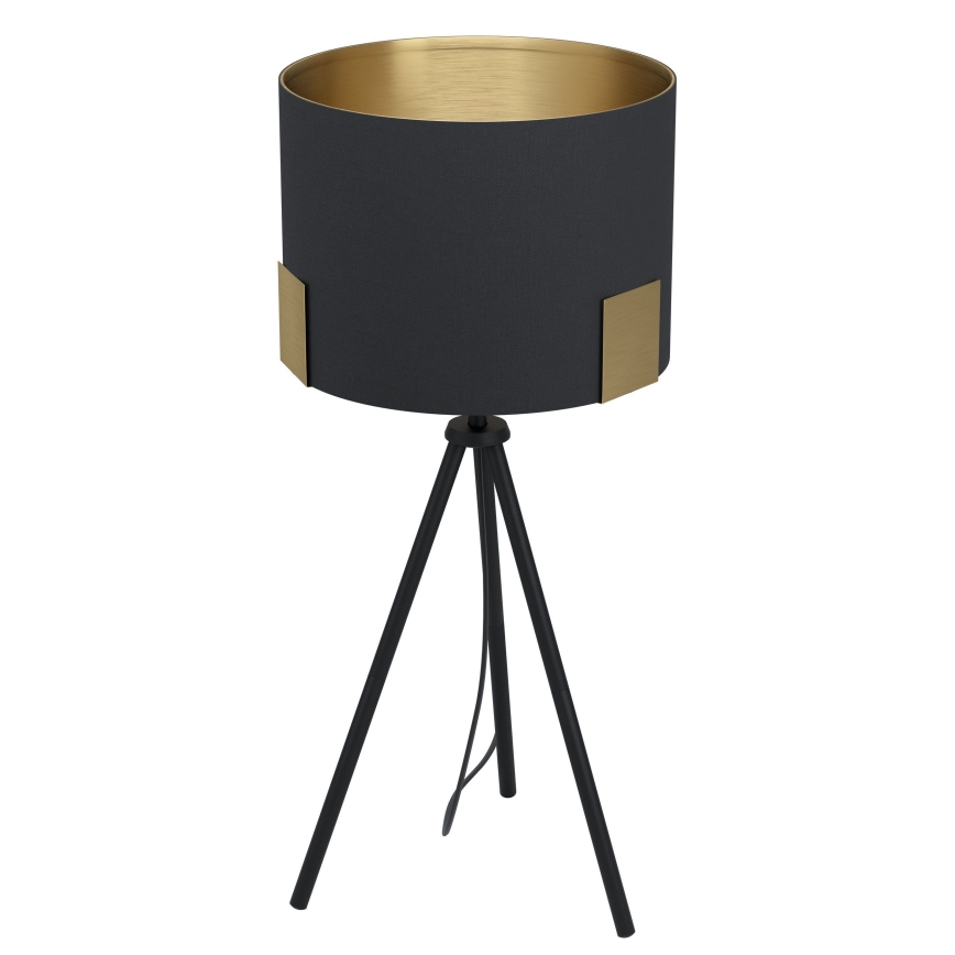 Eglo - Bordslampa 1xE27/40W/230V svart/guld