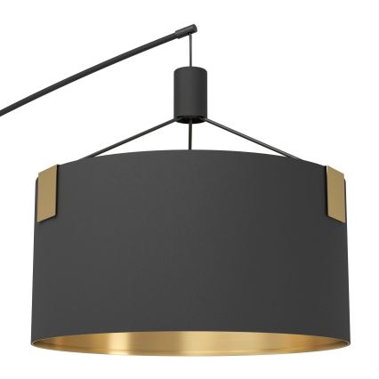 Eglo - Golvlampa 3xE27/40W/230V svart/guld