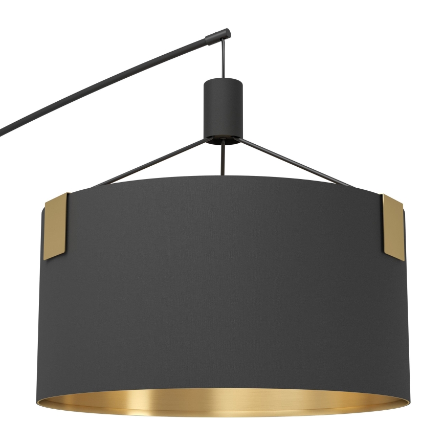 Eglo - Golvlampa 3xE27/40W/230V svart/guld