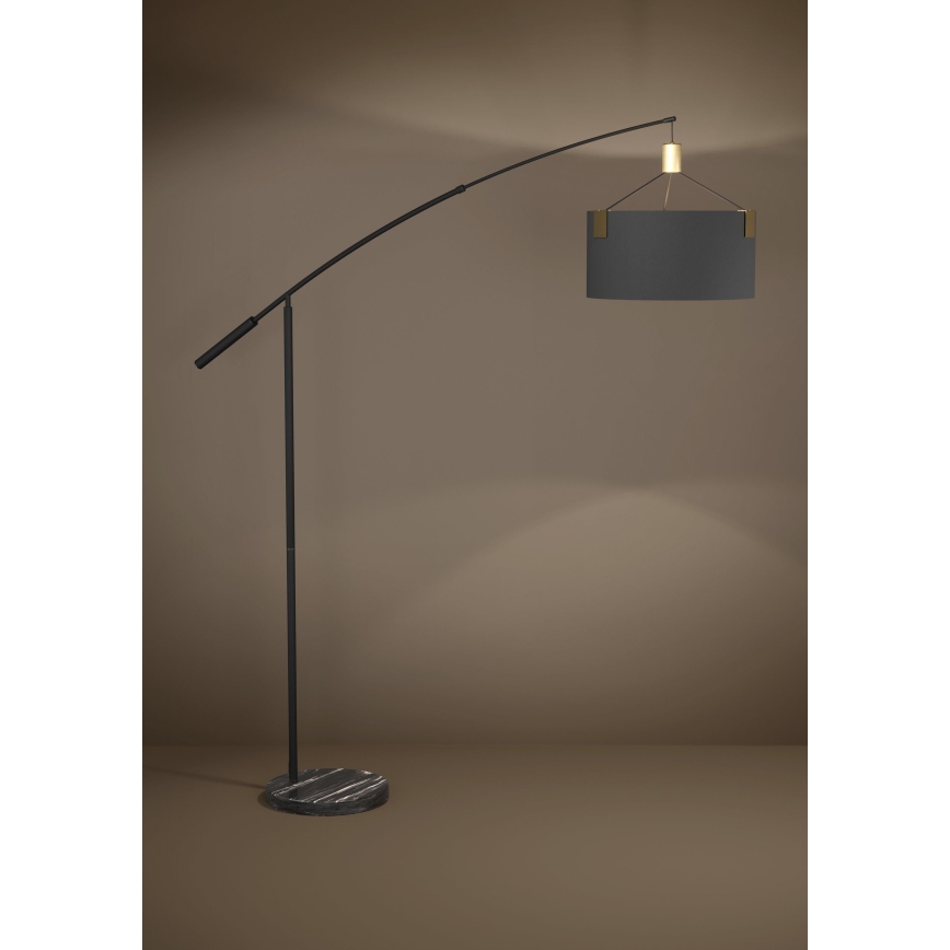Eglo - Golvlampa 3xE27/40W/230V svart/guld