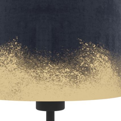 Eglo 39975 - Bordslampa CASUARITA 1xE27/40W/230V blå/guld