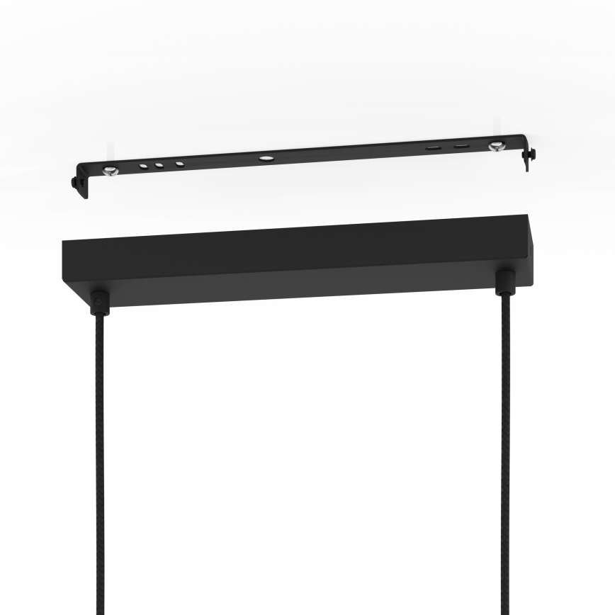 Eglo - LED ljuskrona med textilsladd 4xGU10/4,6W/230V 3000K guld