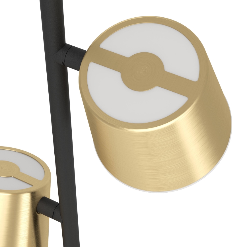 Eglo - LED golvlampa 3xGU10/4,6W/230V 3000K guld