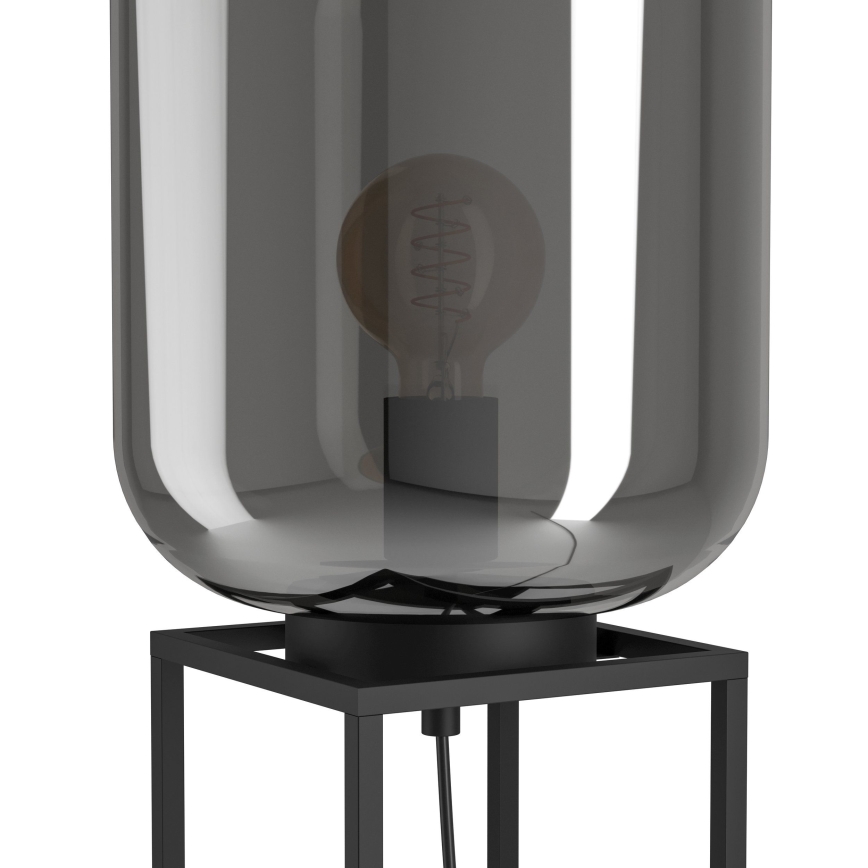 Eglo - Golvlampa 1xE27/40W/230V rökig