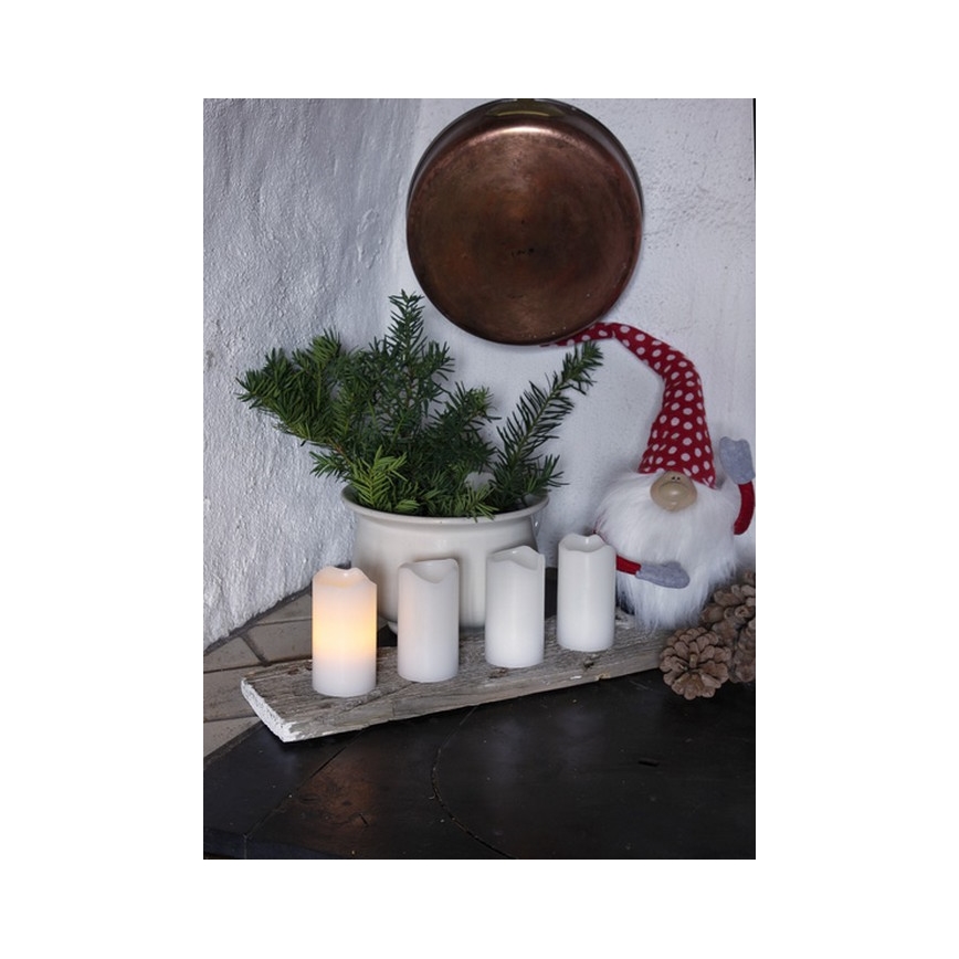 Eglo - Set med 4 LED-juldekorationer 1x LED/0,18 W/2x CR2032 + fjärrkontroll