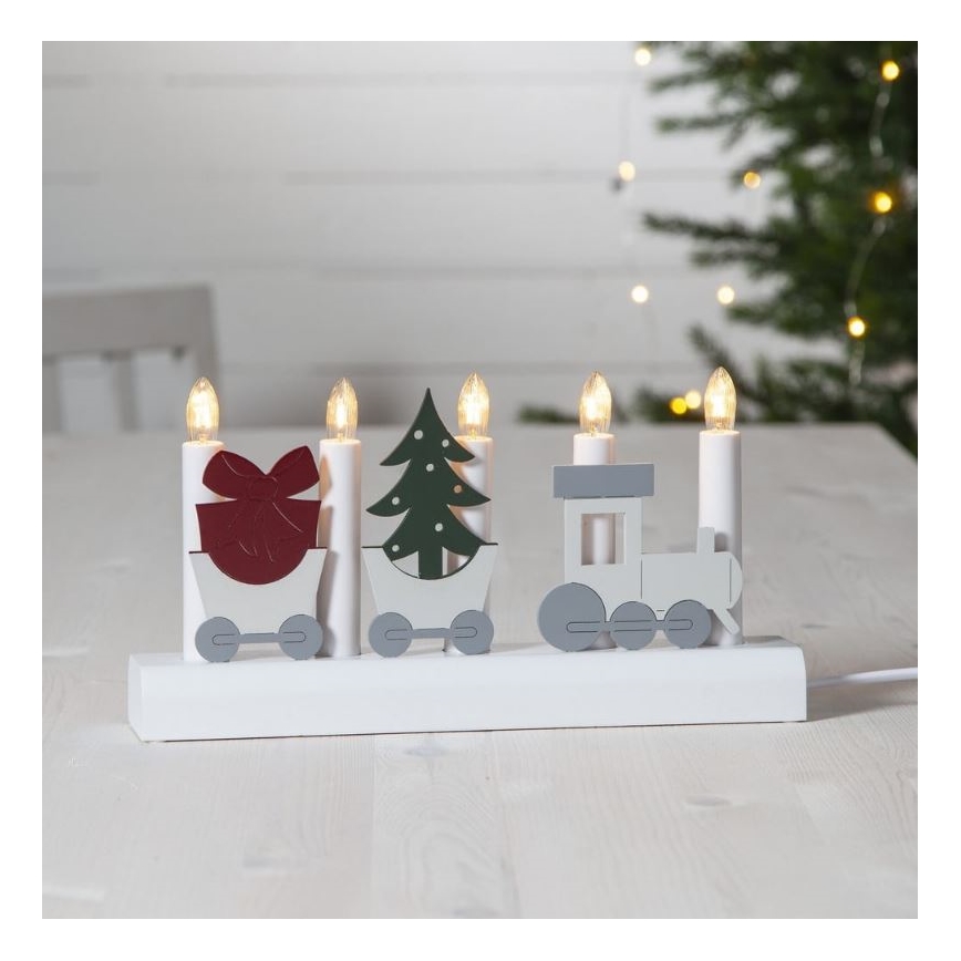 Eglo - Julljusstake JULIA 5xE10/3W/230V