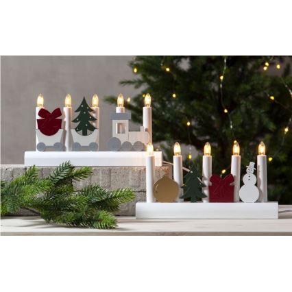 Eglo - Julljusstake JULIA 5xE10/3W/230V