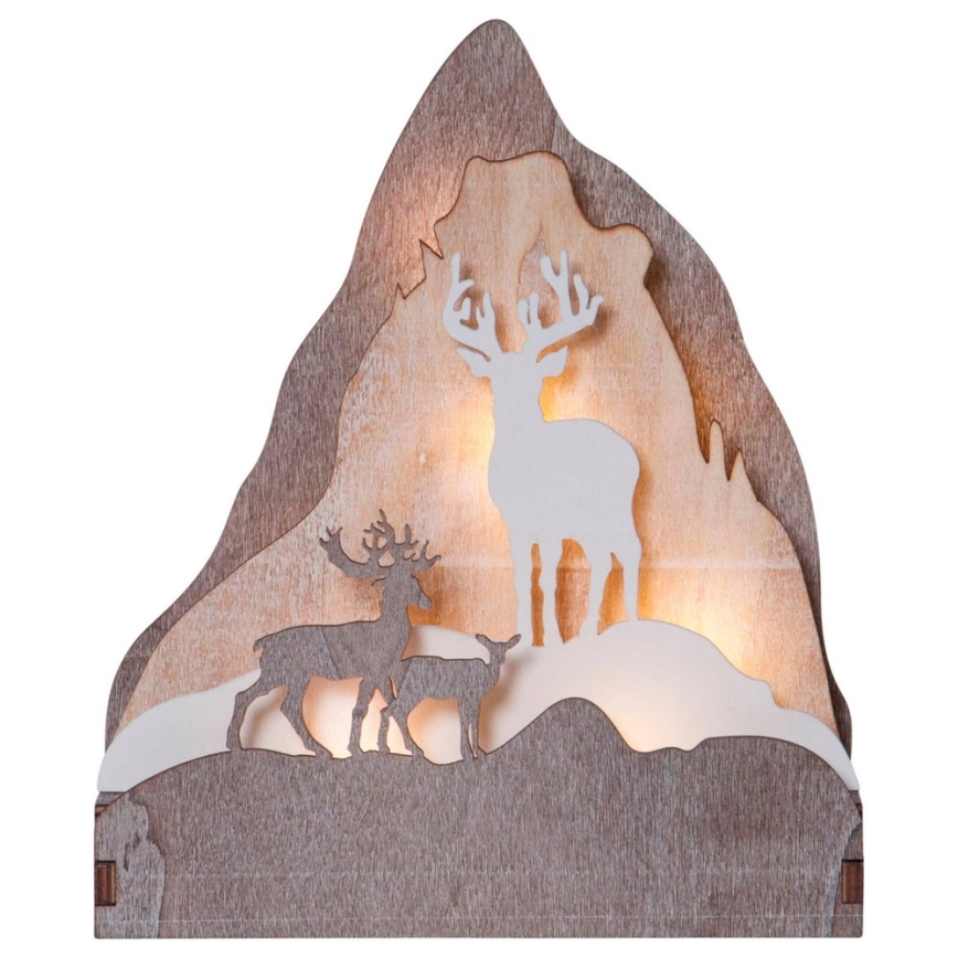 Eglo - LED juldekoration  10xLED/0,03W/2xAA