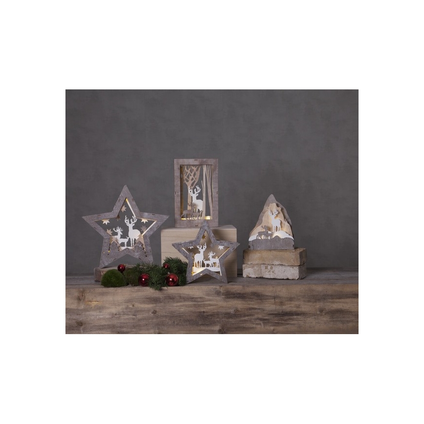 Eglo - LED juldekoration  10xLED/0,03W/2xAA