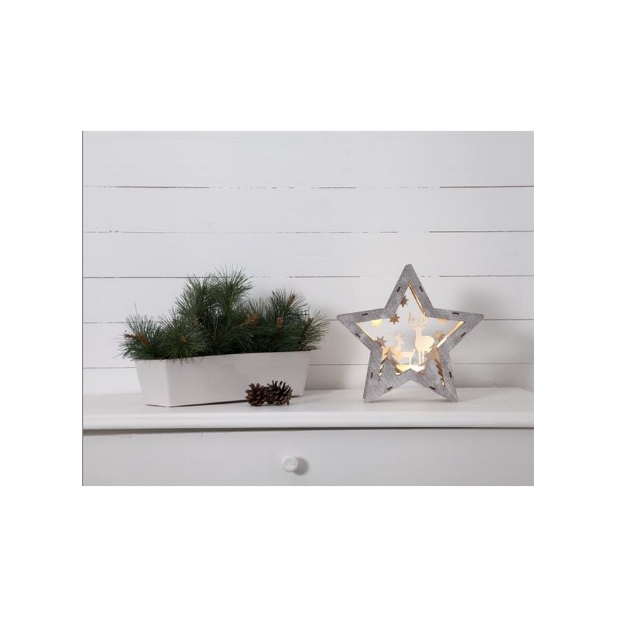 Eglo - LED juldekoration  10xLED/0,03W/2xAAA