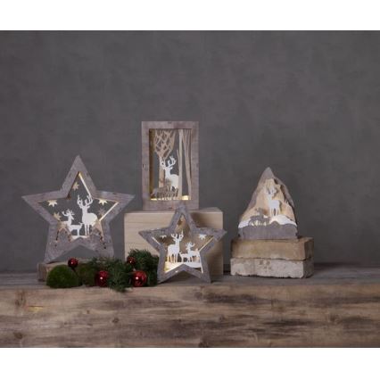 Eglo - LED juldekoration  10xLED/0,03W/2xAAA