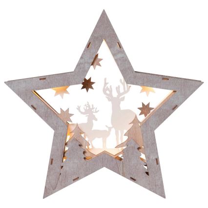 Eglo - LED juldekoration  10xLED/0,03W/2xAA